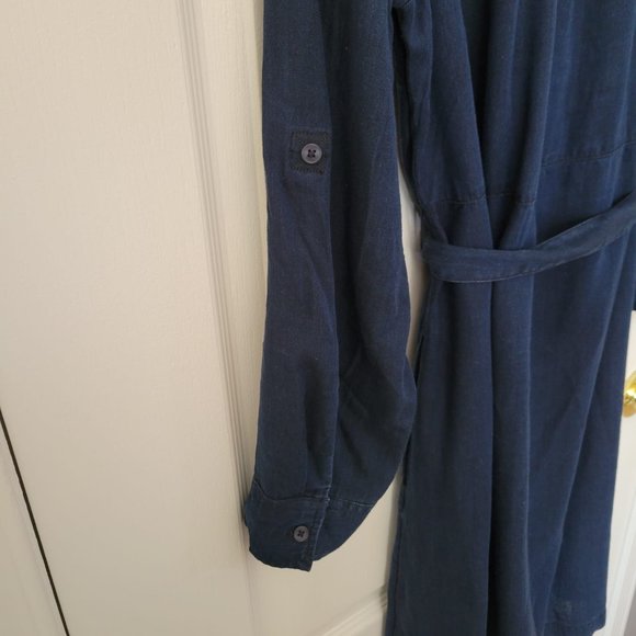 Faux Denim Dress/Overcoat - Picture 4 of 4
